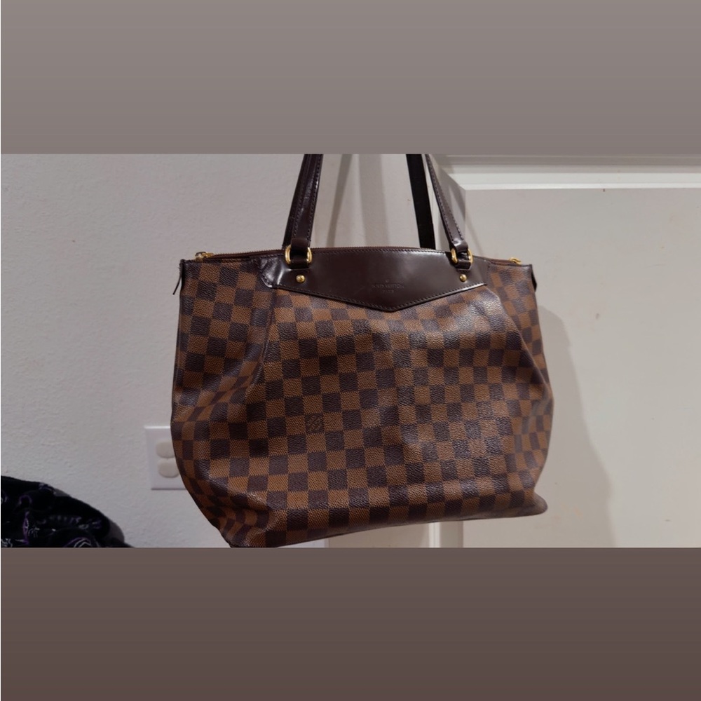 Louis Vuitton Brown Westminster Damier Canvas Tote Bag